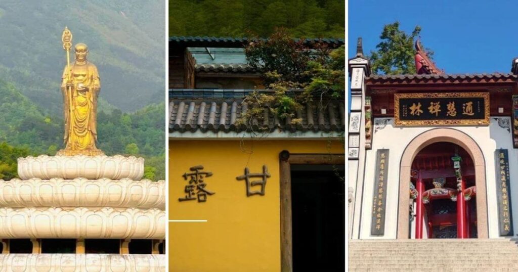九華山地藏聖像與寺院景觀合輯