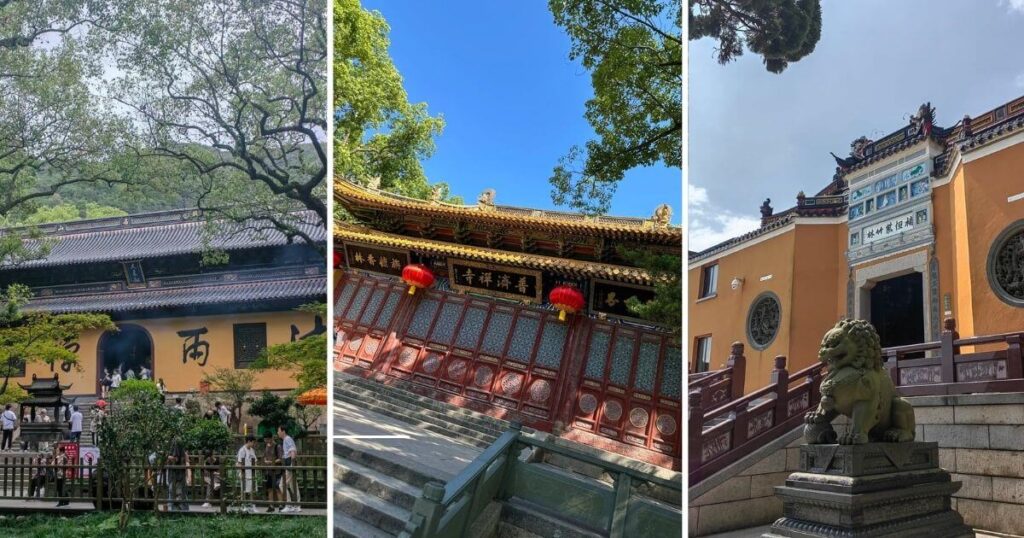 普陀山三大寺廟外觀集錦