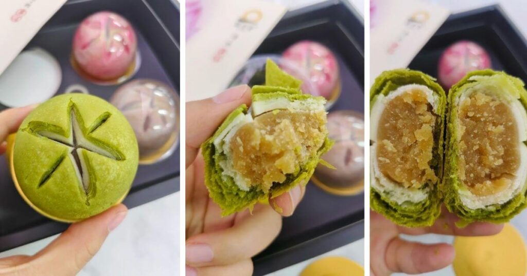 普陀山蓮花酥內餡特寫