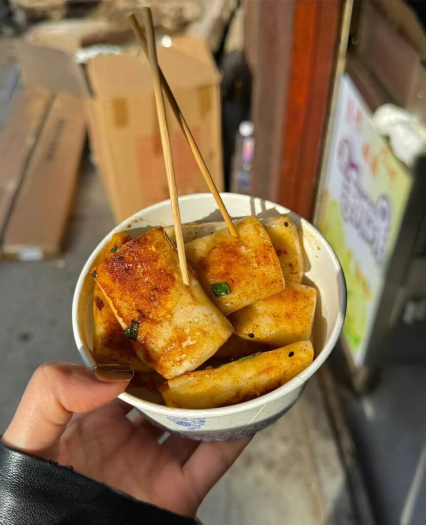 街頭現煎香辣年糕小碗裝